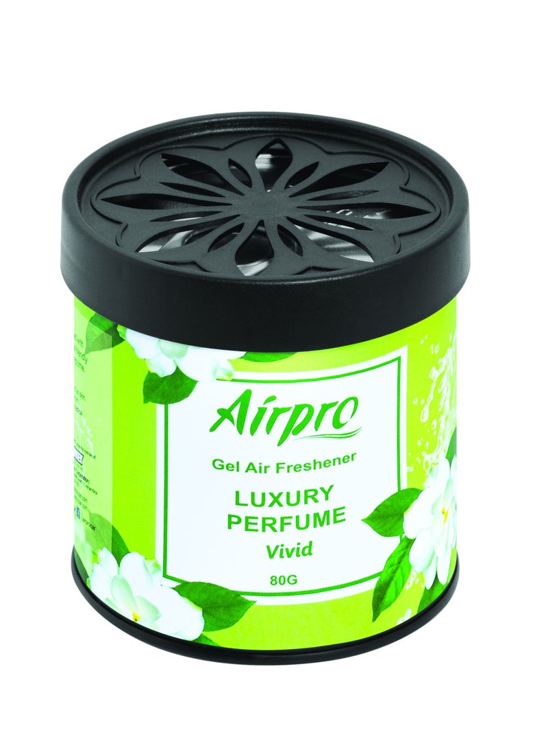 Airpro - Vivid Tin Can| Fresh Series| A Refreshing Citrus and Floral Burst of Lemon and Plumeria for Lasting Freshness. - Image 1
