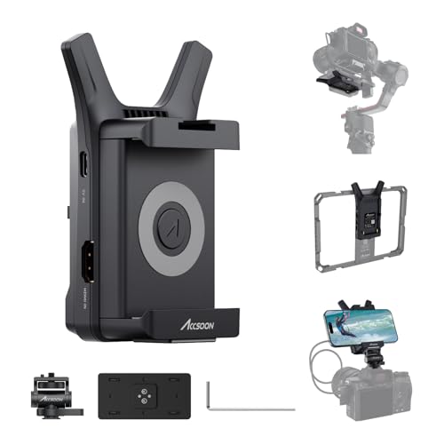 Accsoon CineView Nano Wireless Video Transmitter, HDMI Wireless Camera Transmitter, 500ft Range, 60ms Latency, 1080P60 HD Video, 4 Devices Monitoring, Compatible with Switch/RS2/RS3/RS3 Pro Stabilizer - Image 1