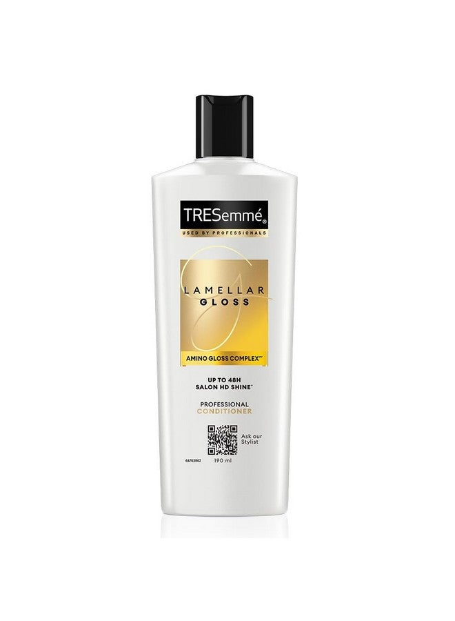 TRESemmé Lamellar Gloss Conditioner 190 Ml With Amino Gloss Complex| Salon-Like Glossy Hair| Shiny And Smooth Hair - Image 1