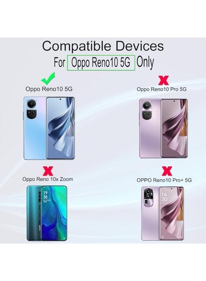 erorex 2 Pcs Screen Protector For Oppo Reno10 5G 6.7" Not For Oppo Reno10 Pro 5G 10 Pro Plus 5G 10X Zoom Flexible Tpu Film With 1Pc Camera Lens Protector 1Pc Back Film Easy To Install - Image 2
