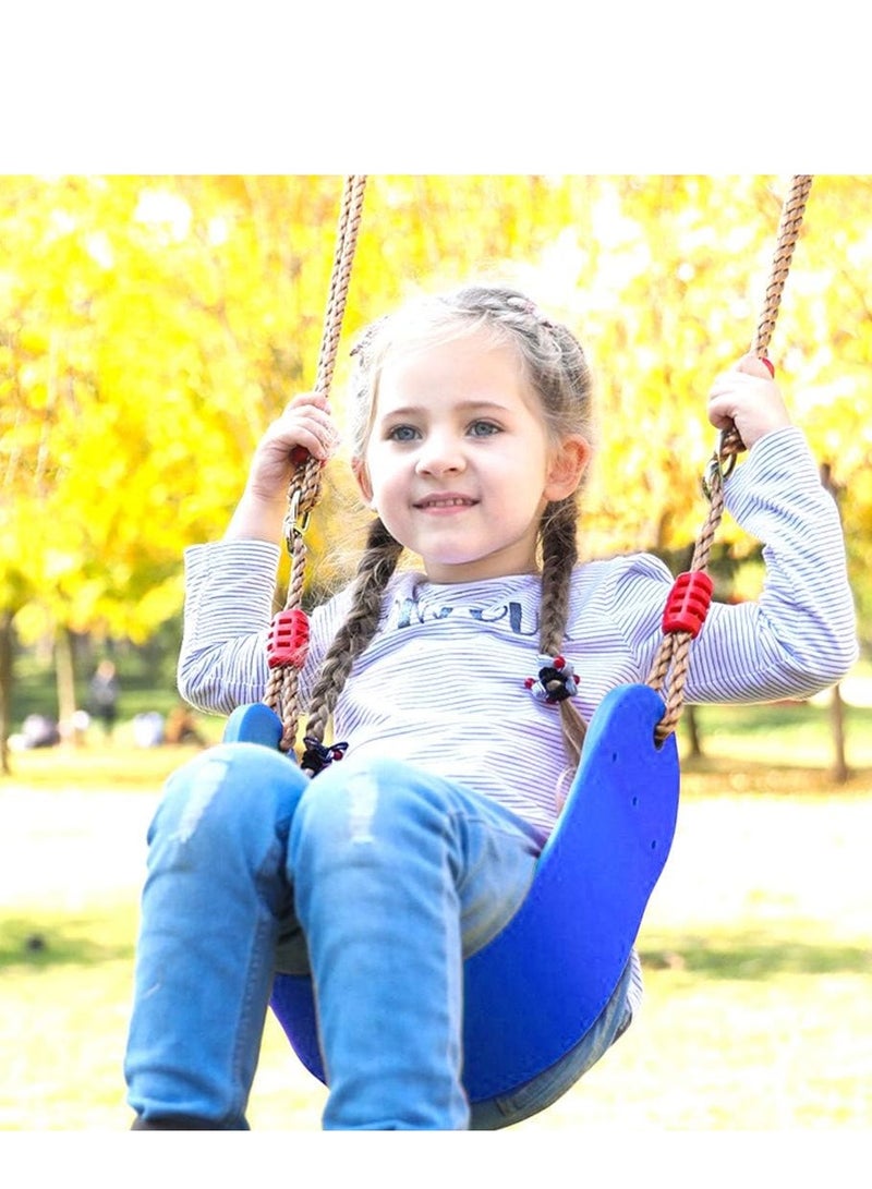 فنز  طقم مقعد متأرجح قوي ومتين وسهل التركيب وغير قابل للانزلاق باللون الأزرق - Image 3