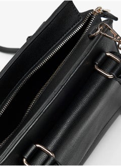 shoexpress Solid Tote Bag with Double Handles  - Image 5