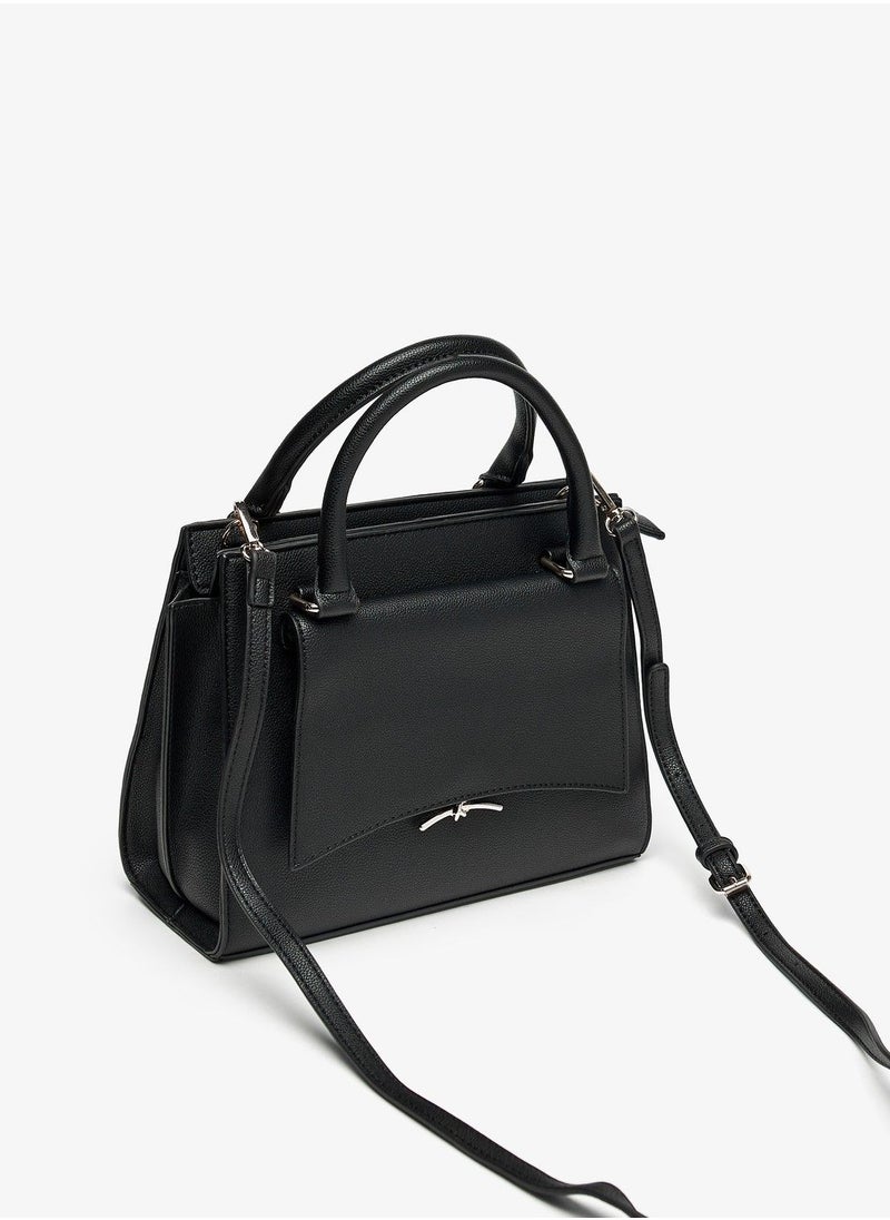 shoexpress - Solid Tote Bag with Double Handles - Image 1