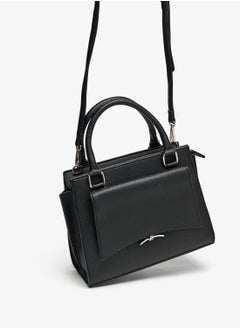 shoexpress Solid Tote Bag with Double Handles  - Image 2