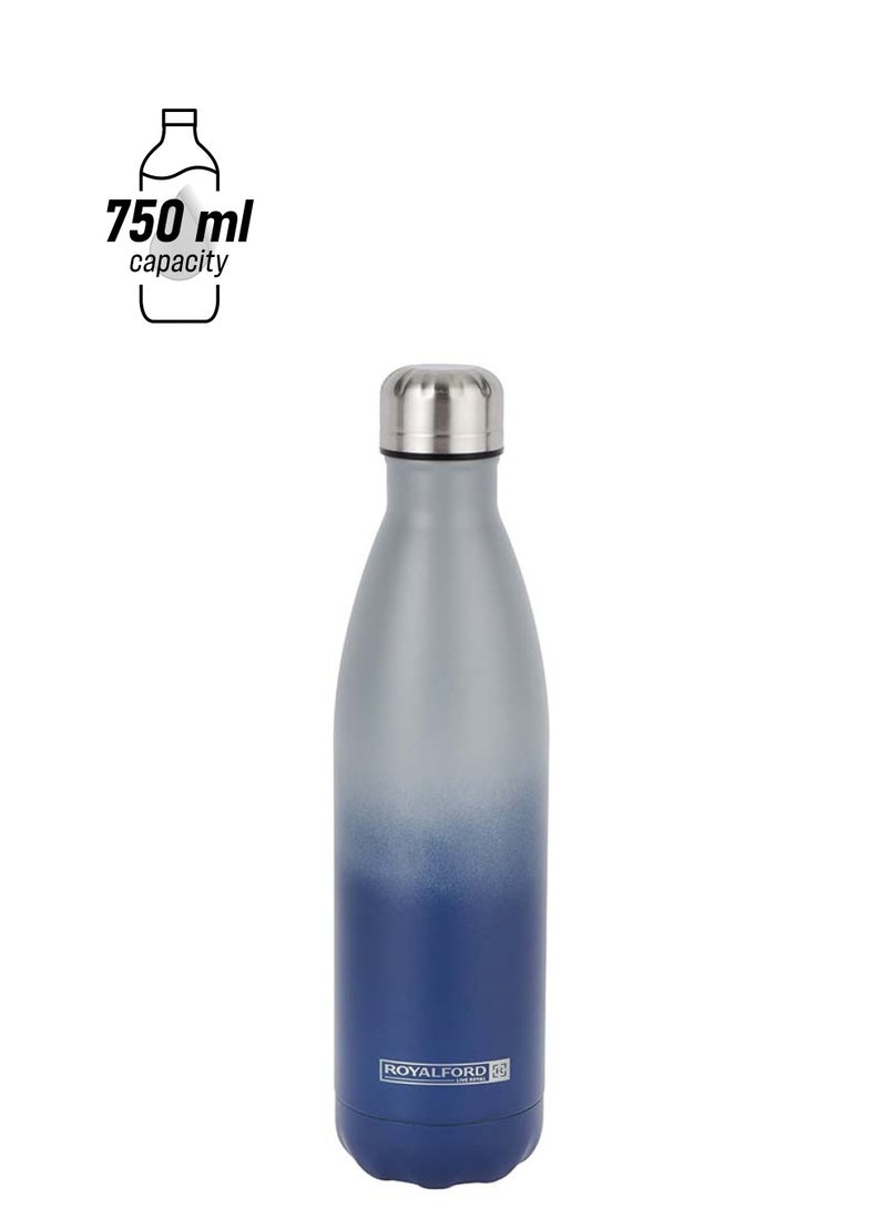 Royalford 750ml Stainless Steel Vacuum Bottle RF12388 Preserves the Flavor and Freshness, Unbreakable Portable, Leak-Resistant and Light-Weight Suitable for Indoor and Outdoor Use Multicolor 750ml - Image 1