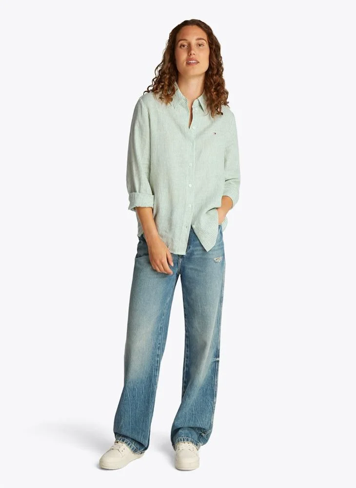 TOMMY HILFIGER Essential Linen Relaxed Shirt