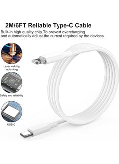RECRSI RECRSI PD iPhone 35W Fast Charger USB-C Adapter with USB C to Lightning Data Cable Power Cable Compatible with iPhone 14/14 Pro/14 Pro Max/13/12/SE2020/11/XR/XS Max/X/iPad, ect…  - Image 4