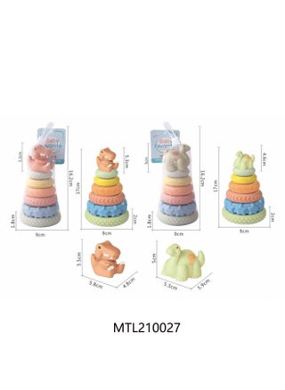 Children Baby Stacking Music Stacking High Toy Texture Soft Glue Dinosaur Rainbow Tower Collar-Color:638-154 - pzsku/Z3D8BEE7055717EA4C1FBZ/45/1745480009/83d7e91a-c343-4eb4-a724-68367810edcb