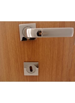 Azm Hırdavat Eros Nickel Satin Badge Door Handle WC  - Image 1