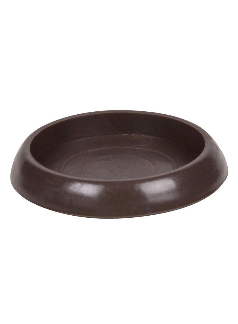 Magic Sliders 4-Piece Non Skid Round Caster Cup Brown - Image 2