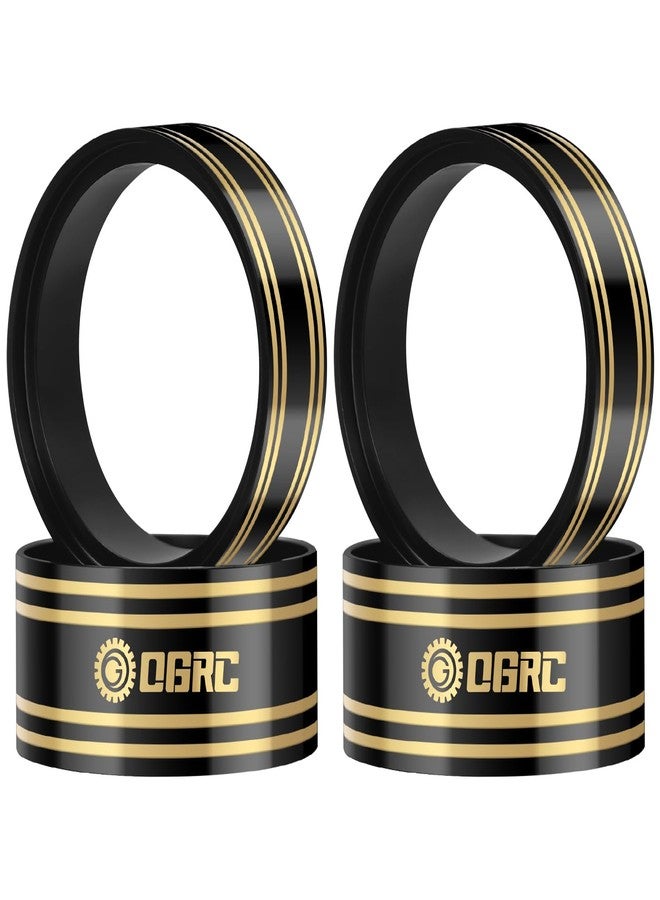 OGUNKE OGRC 1.9 Inch Brass Internal Beadlock Ring Clamp Ring 110g Heavy Wheel Counterweight Clamp Ring Fits 1.9 Wheel Rim for 1/10 TRX4 TRX6 Axial SCX10 I II III Pro Redcat GEN7 GEN8 RC Crawler Car (Black) - Image 1