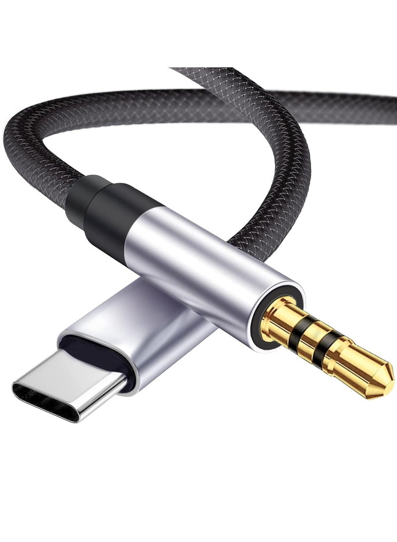 GUDOO 1.5M USB C to 3.5mm Aux Cable for Samsung S25 S24 Fold Flip for iPhone 16 Pro Max Plus Type C Headphone Adapter Car Stereo Audio Speaker Jack Cord for iPad Pro Air for Google Pixel 9 - Image 1