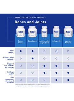 بيور إنكابسيليشن Pure Encapsulations OsteoBalance | مكمل غذائي مضاد للحساسية لتعزيز امتصاص الكالسيوم وتعزيز تمعدن العظام الصحي* | 210 كبسولات  - Image 5