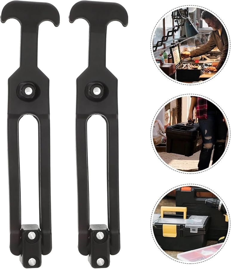 4Pcs Black T Handle Draw Latches Flexible Shock Proof Tool Box Hasp Lock - Image 4