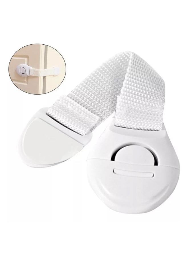 Thoraya 20pcs Child Safety Strap Cabinet Locks Toddler Proofing Strap Adhesive For Cabinet Drawer Door Toilet  - Image 2