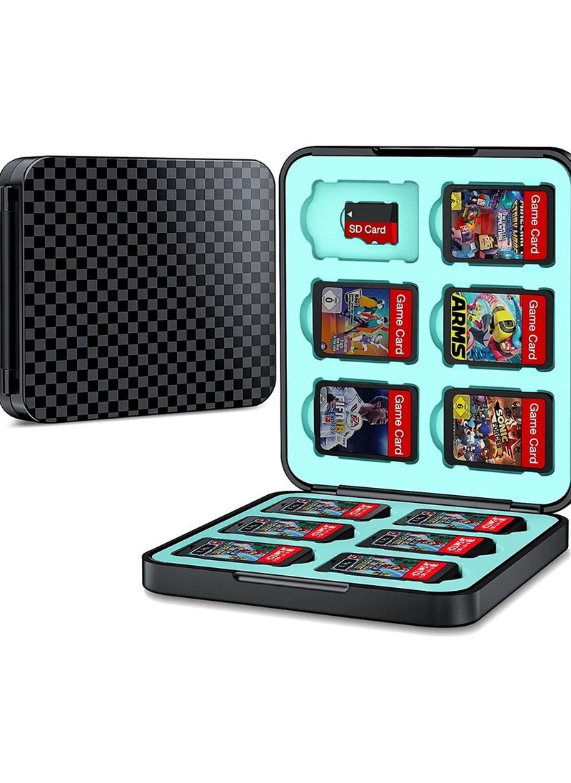 Generic Switch Game Case Holder Compatible with for Nintendo Switch Games Card and Storage 12 Switch Game Cartridge, Protective Hard Shell, Soft Lining Rubber and Portable Switch Game Holder (Black)  - Image 1