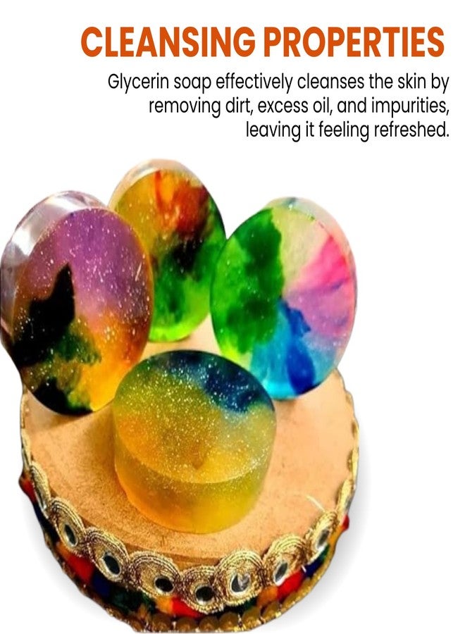 SCIIAN Glycerin Soaps 100g | Glycerin Soaps for Bath | Glycerin Soap for Soft,Glowing Skin | Natural Soap with Essential Oils | Paraben-Free Body Soaps Bar for Winter | Suitable for All Skin Types - Image 3