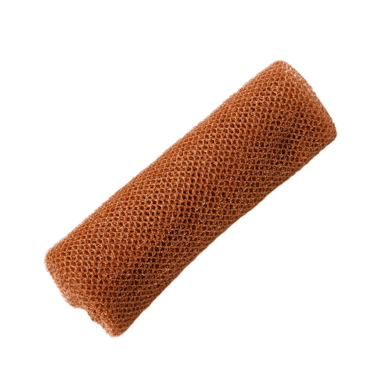 African net, bath towel, foaming net, bath towel, exfoliating net, brown - Image 1