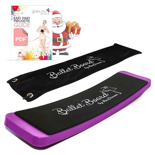 MaxDancer Ballet Turning Board for Dance and Figure Skating (Pink with carry bag) - Image 1