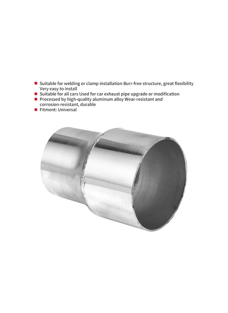 Generic - Universal 2.5in?3in Exhaust Tip Adapter Reducer Aluminium Alloy Wear Resistant Pipe to Pipe Adapter Reducer - Image 1