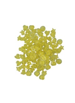 NIBEMINENT 100PCS Queen Bee Rearing Cup Plastic Vivid Color Beekeeping Bee Cell Cup for Beekeeper Yellow  - Image 1