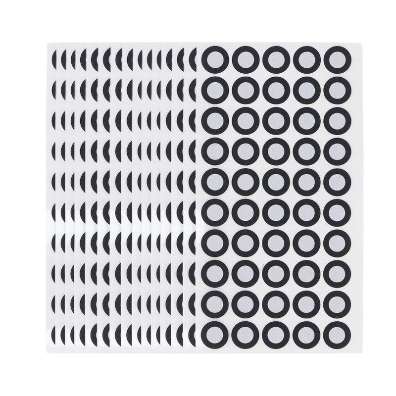 15 Sheet X 50 Pcs 3D Scanning Marker Dots 6mm Inner Diameter 10mm Outer Diameter Sticker For Accurate Positioning Reverse Engineering - Image 2