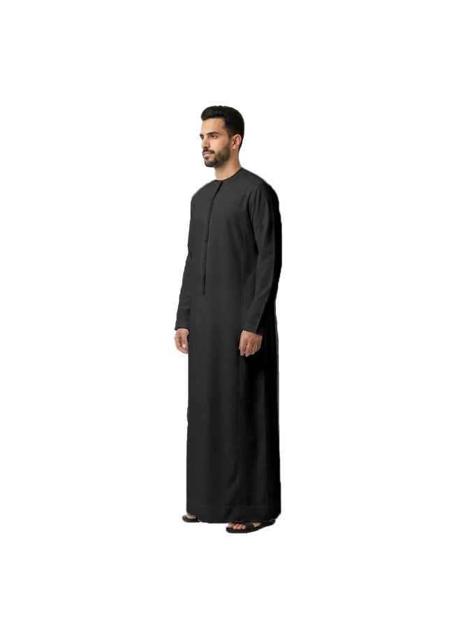 RAHMA COLLECTIONS Rahma Men's Authentic Emirati Kandura | Hand-Stitched Premium Thobe/Dishdasha, Traditional Design, Exudes Class & Sophistication - Image 2