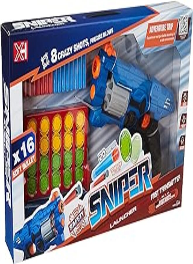 Foam shotgun - laser - 18 pieces + 6 years