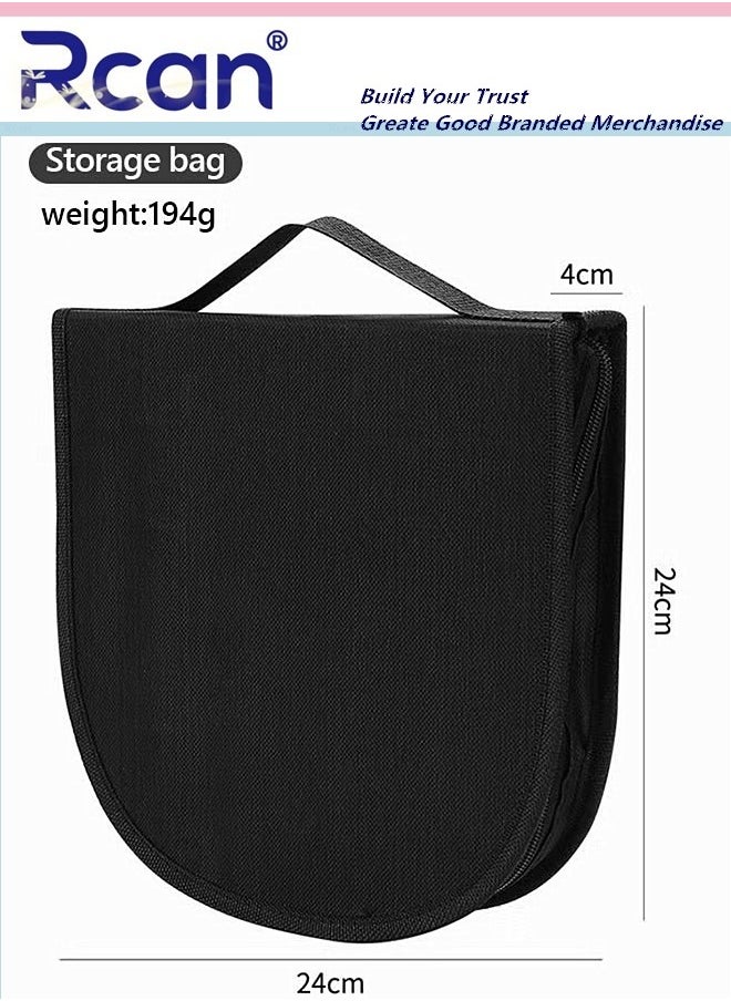 Rcan - Camping Silverware Kit 10 Piece Kitchen Silverware Kit With Portable Storage Bag 2 Person Stainless Steel Dinnerware Set For Camp Kitchen BBQ - Image 1