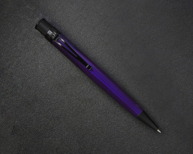 Retro 51 Tornado™ Stealth - Midnight Purple Rollerball Pen - Image 3