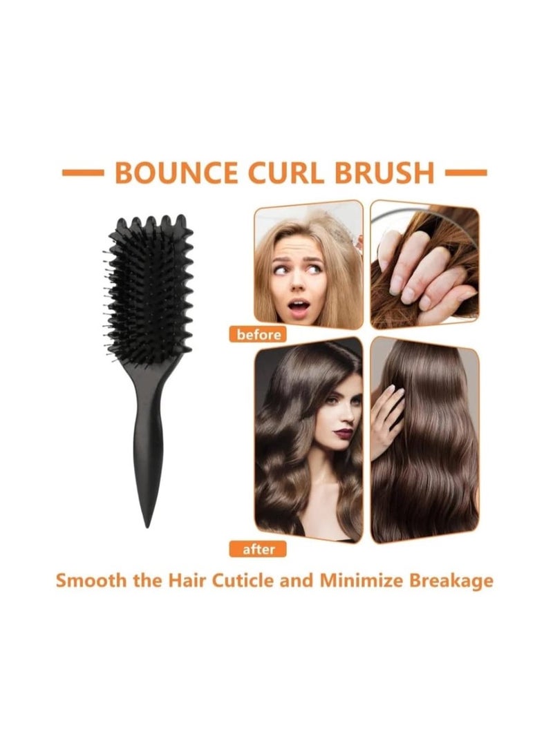 "Anti-Static Detangling Hair Brush for Women & Men – Suitable for All Hair Types – Soft Bristles for Smooth, Shiny & Frizz-Free Styling" - Image 3