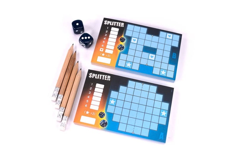 Pandasaurus Games Splitter Dice Game - A Symmetrical Challenge of Numbers and Strategy, Roll-and-Write Puzzle Game, Family Game for Kids and Adults, Ages 8+, 1-12 Players, 15 Minute Playtime, Made by Pandasaurus Games - Image 4
