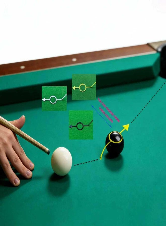 YIMOYIYA 3PCS Billiards Training Aids，Precision Aiming Aid, Angle Trainer, Sight Guide, and Ball Marker for Beginners to Intermediate Players - Image 2