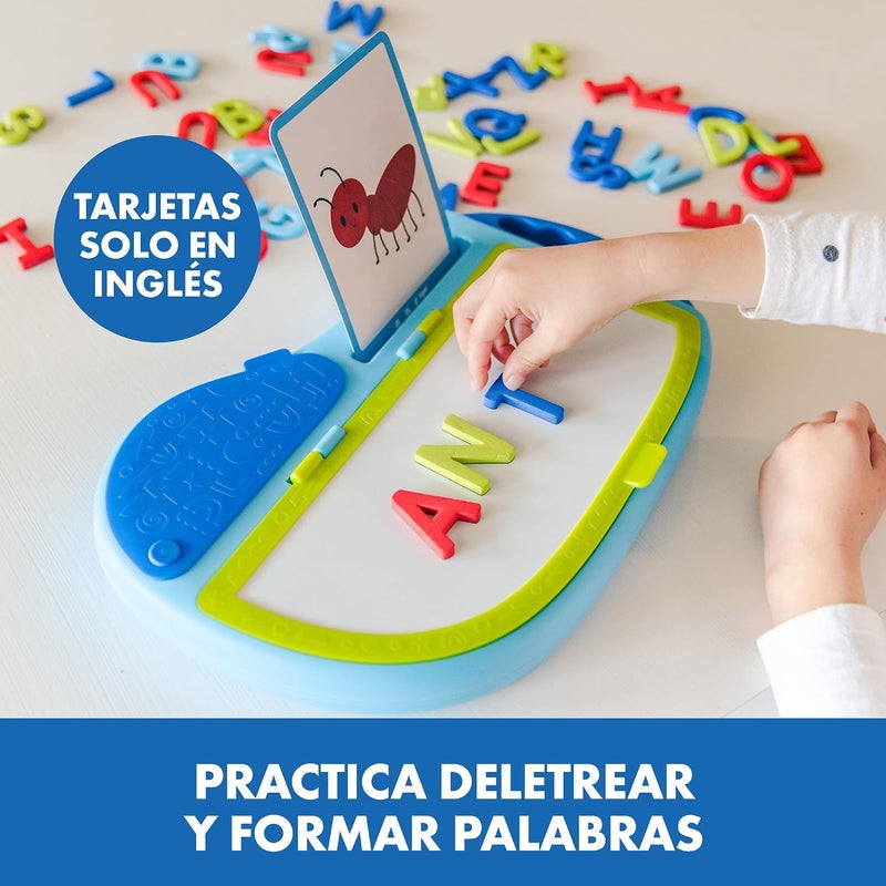 Educational Insights ألفا مغناطيس اذهب! التهجئة (مجموعة 40 قطعة، مغناطيسية، للأعمار 4+) - Image 2