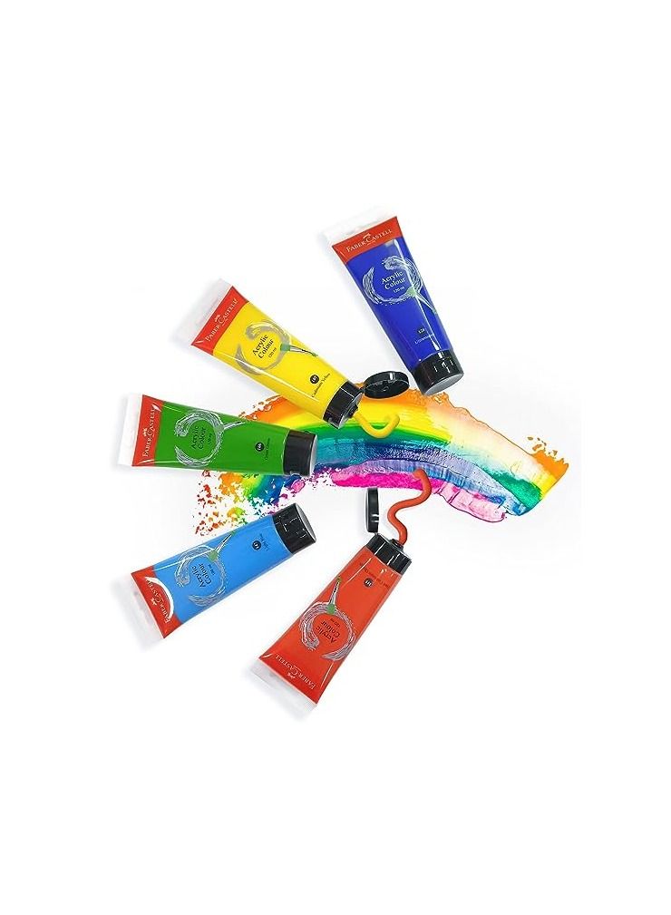 FABER-CASTELL Acrylic Color Paint 120ml Van Dyck Brown - Image 2