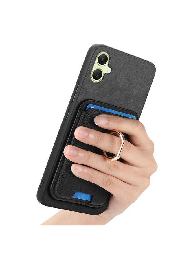 اس-توب جراب لهاتف Samsung Galaxy XCover 7 بتصميم كلاسيكي متقاطع من الجلد مع حلقة إدخال عمودية وحقيبة بطاقات وحافظة هاتف MagSafe - Image 5