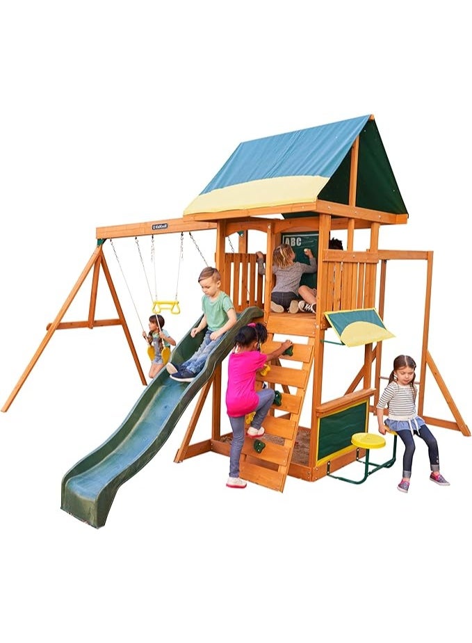 Kidkraft Brightside Wooden Swing Set / Playset - Image 1