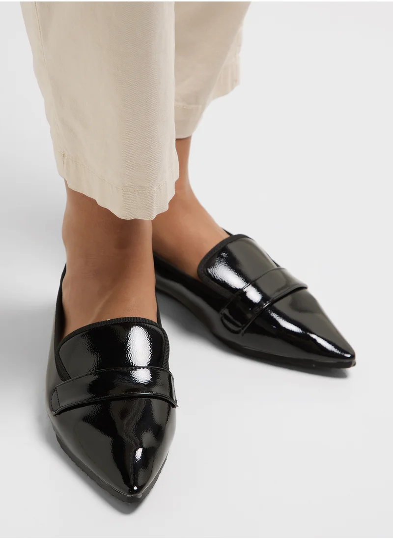 ايلا Patent Pointy Toe Flat Shoe