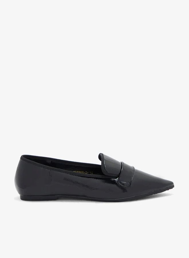 ELLA Patent Pointy Toe Flat Shoe