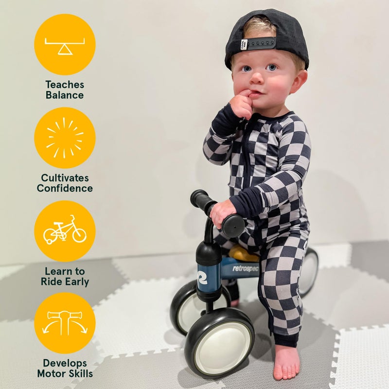 Retrospec Cricket Baby Balance Bike, 4-Wheel Ride-On Toy for Ages 12-24 Months â€“ First Bike & Toddler Bike for 1 Year Old Boys & Girls, First Birthday Gift - Image 5