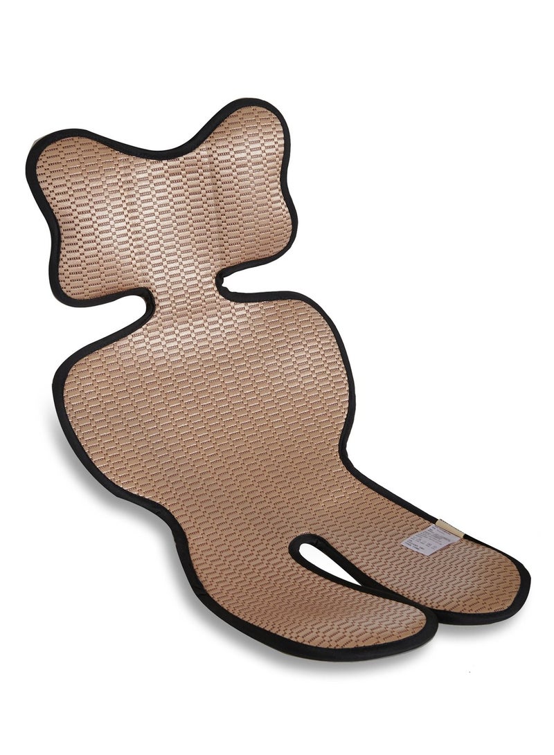 TEKNUM TEKNUM Breathable Cool Liner/Pad for Baby Stroller/Car Seat/ High Chair /Cradle - Beige  - Image 1