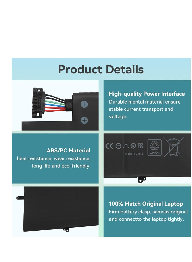Terabyte 57Wh C31N1538 Laptop Battery for ASUS ZenBook Flip Q324UA UX360UA UX360UA-C4010T 1A 1B 1C VB72 C4259T C4026T C4122T AS78T DS51T C4181R UX360UAK-BB354T BB415T Q324UAK C31Pq9H 0B200-02080000 - Image 4