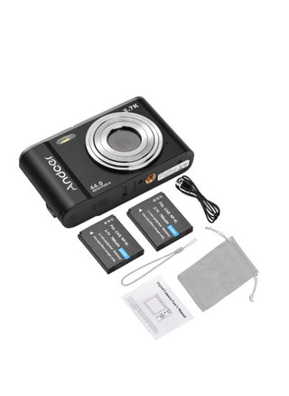 Mini Digital Camera 44MP 2.7K 2.88-inch IPS Screen 16X Zoom Self-Timer 128GB Extended Memory Face Detection Anti-shaking Built-in 2PCS Batteries Universal 1/4 Mounting with Hand Strap Carry Pouch - pzsku/Z3D8D2A6B019A793D5AE2Z/45/_/1733283149/42c29242-1cb9-4bbc-a9f5-d2b0c4ecc25e