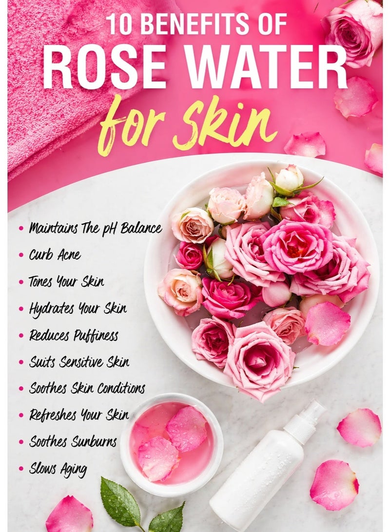 La Fresh Rose Water with Glycerin 250ml Face & Body Mist, Hydrating Refreshing Toner Spray for Soft Smooth Skin Daily Care - Image 2