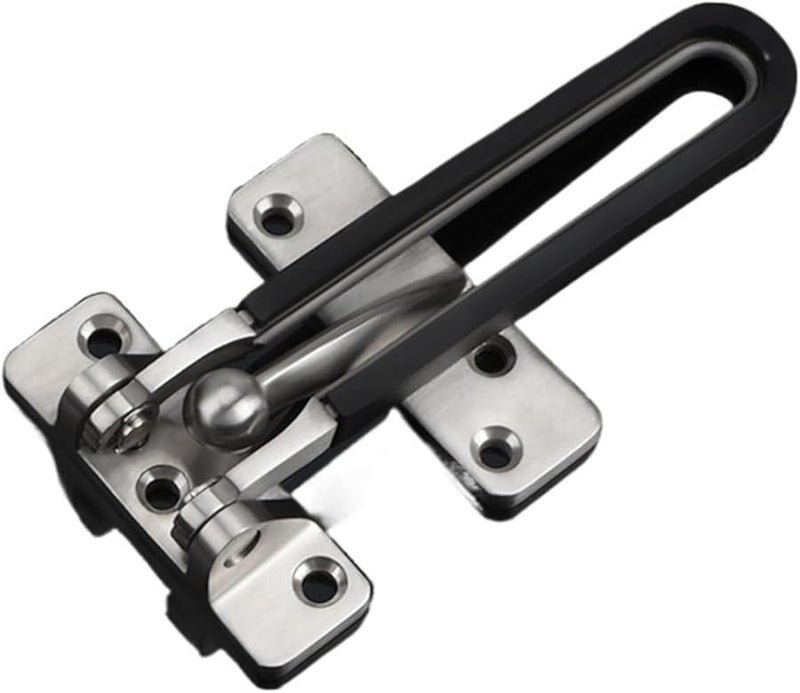 قفل باب مقاوم للسرقة من الفولاذ المقاوم للصدأ مشبك أمان قفل إضافي للفنادق - Image 2