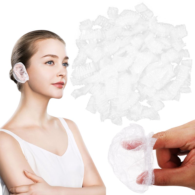 200pcs Disposable Ear Covers For Shower Ear Protectors For Hair Dye Bathing - Image 2