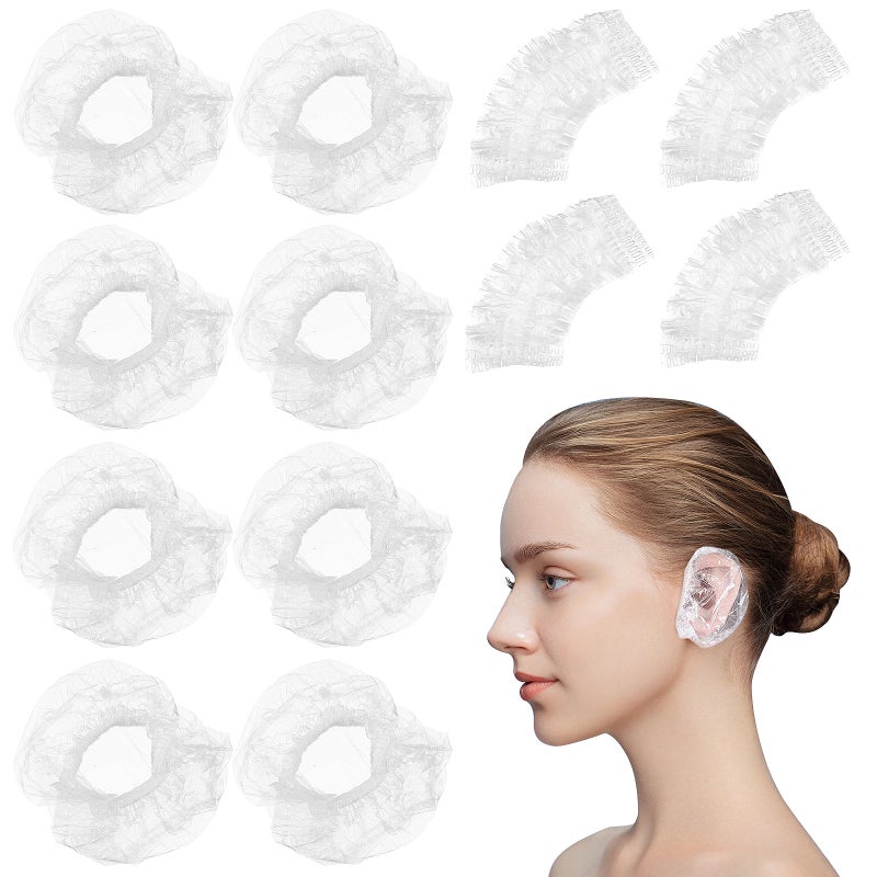 200pcs Disposable Ear Covers For Shower Ear Protectors For Hair Dye Bathing - Image 3