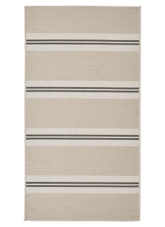 Generic Rug Flatwoven In Outdoor Whitebeige Dark Grey 80X150 Cm 