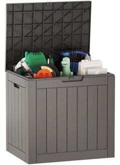 Anovara Anovara Outdoor Storage Box Toy Box Tool Box Storage Box 118L Lockable Deck Box Waterproof Resin Storage Bin for Package Delivery, Gardening Tools, Patio Cushions, UV Resistant  - Image 1