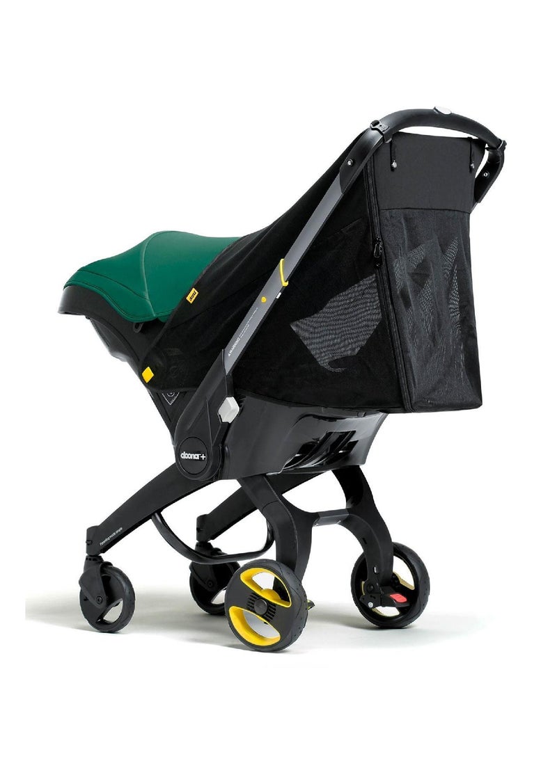 دونا غطاء حماية دونا 360 درجة | واقي شامل لعربة الأطفال من الحشرات والشمس | حماية من الأشعة فوق البنفسجية، شبكة قابلة للتهوية | يحمي من الحشرات وأشعة الشمس والغبار